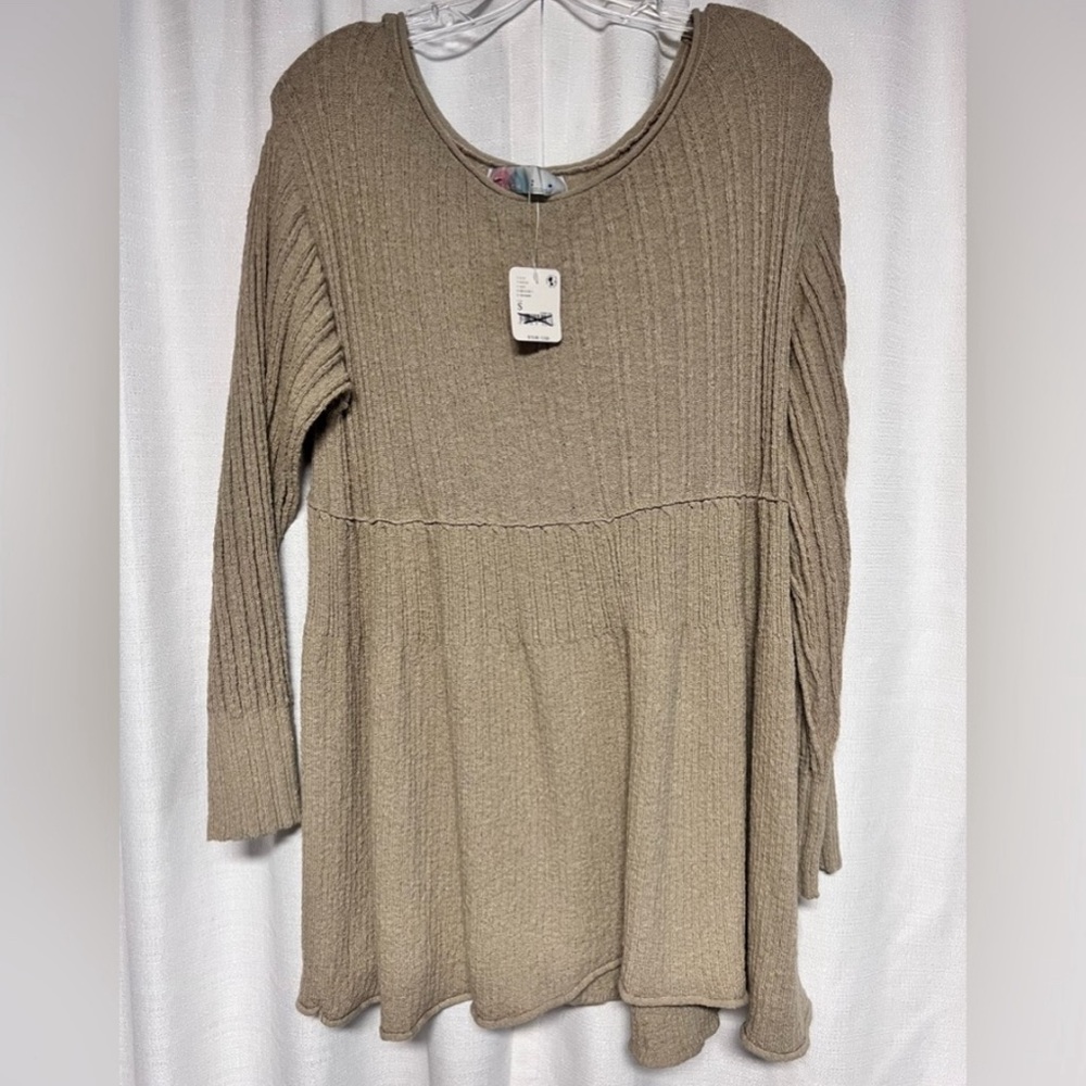 #94. Free People NWT Delaney oversized sweater